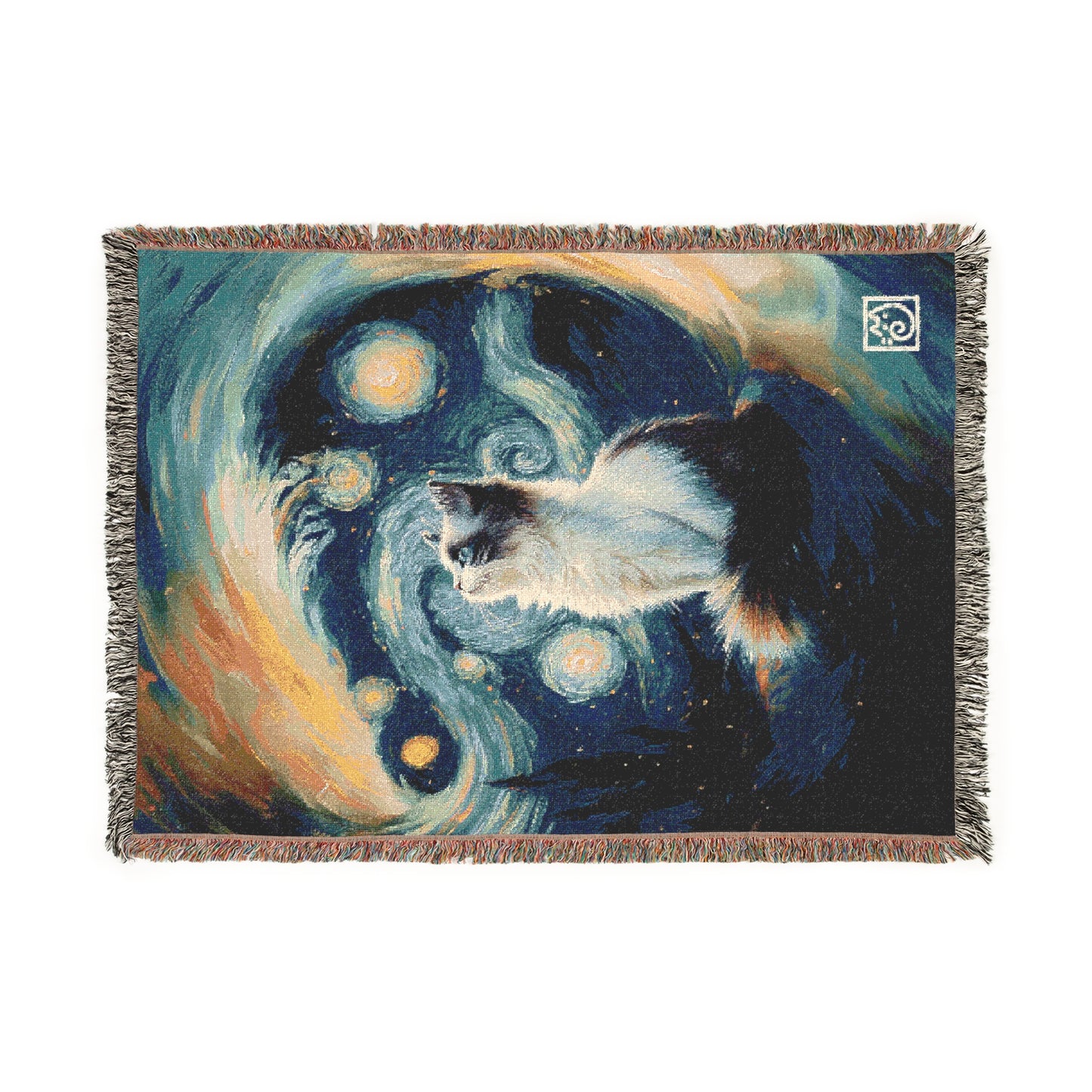 Starry night II - Woven Blanket