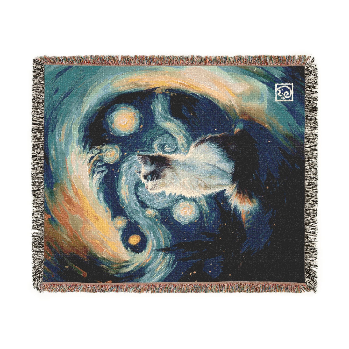 Starry night II - Woven Blanket