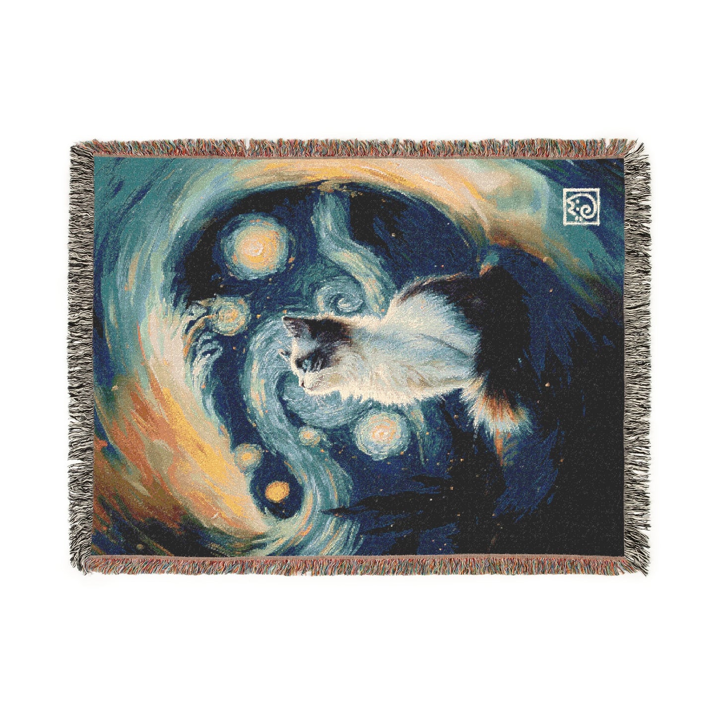 Starry night II - Woven Blanket