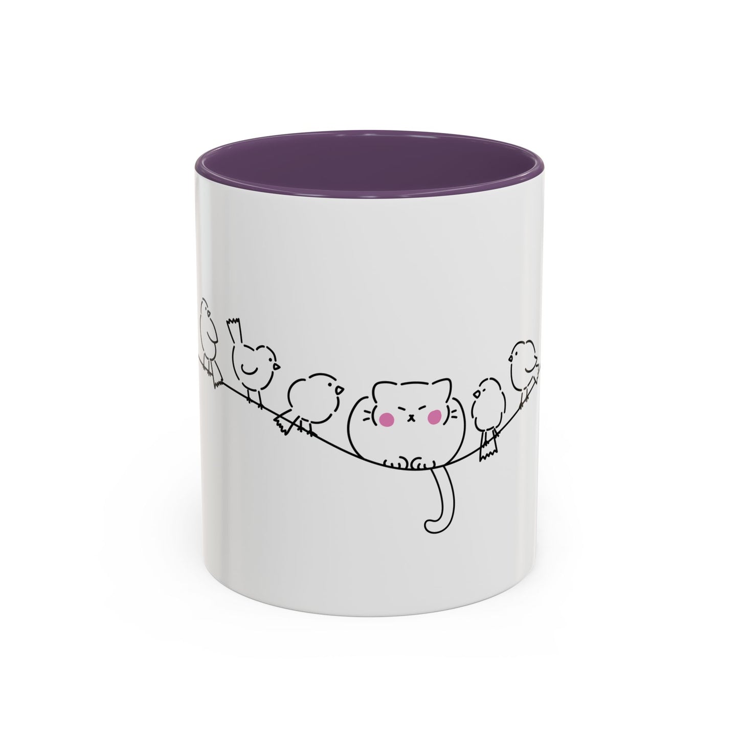 Cat on a wire