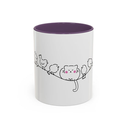 Cat on a wire
