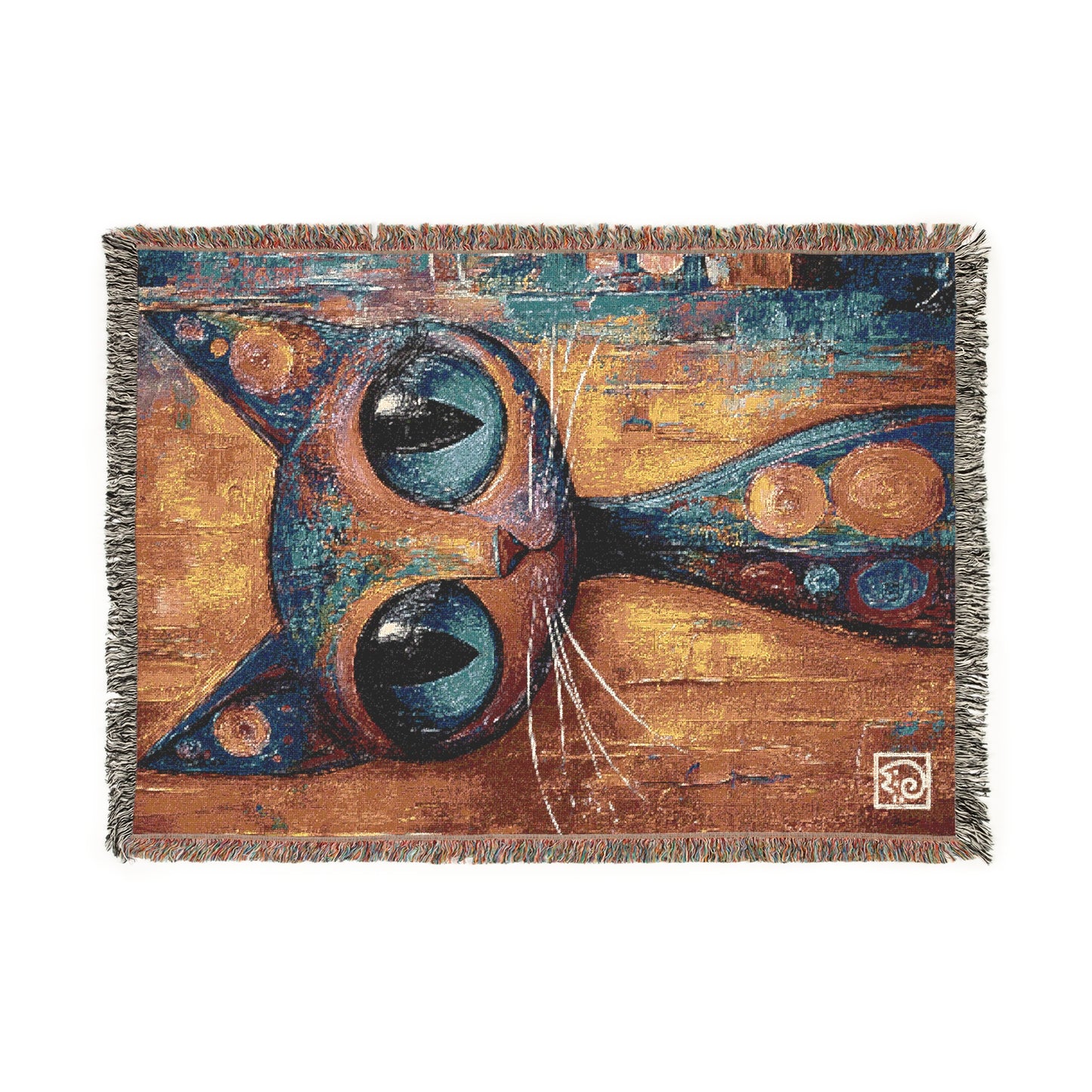 Cute as a painting I - Woven Blanket