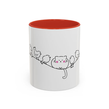 Cat on a wire