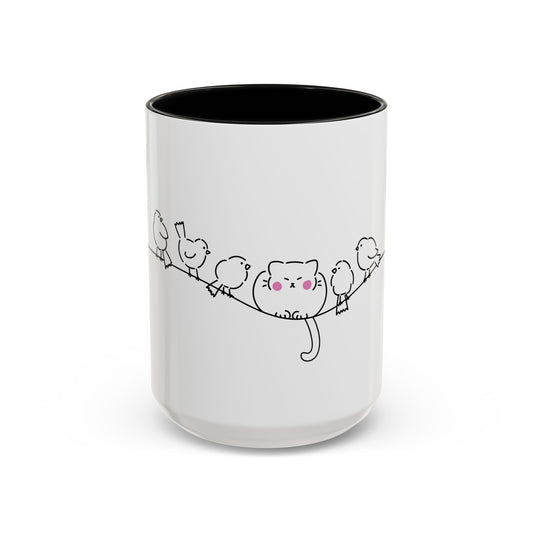 Cat on a wire