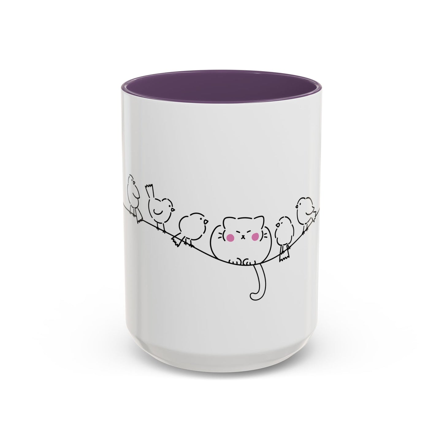 Cat on a wire