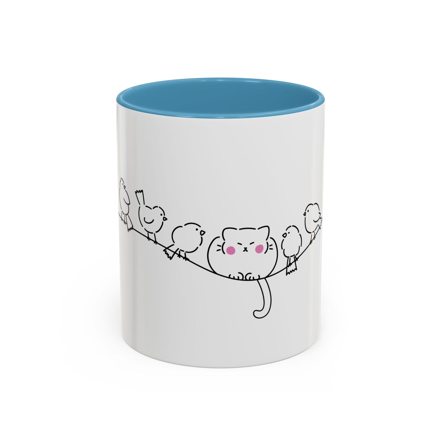 Cat on a wire