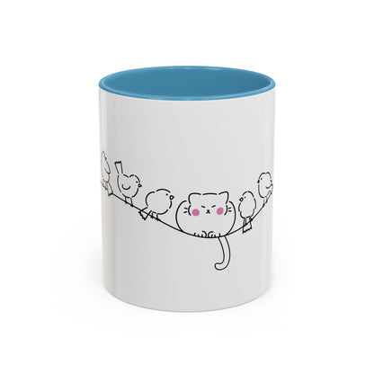 Cat on a wire