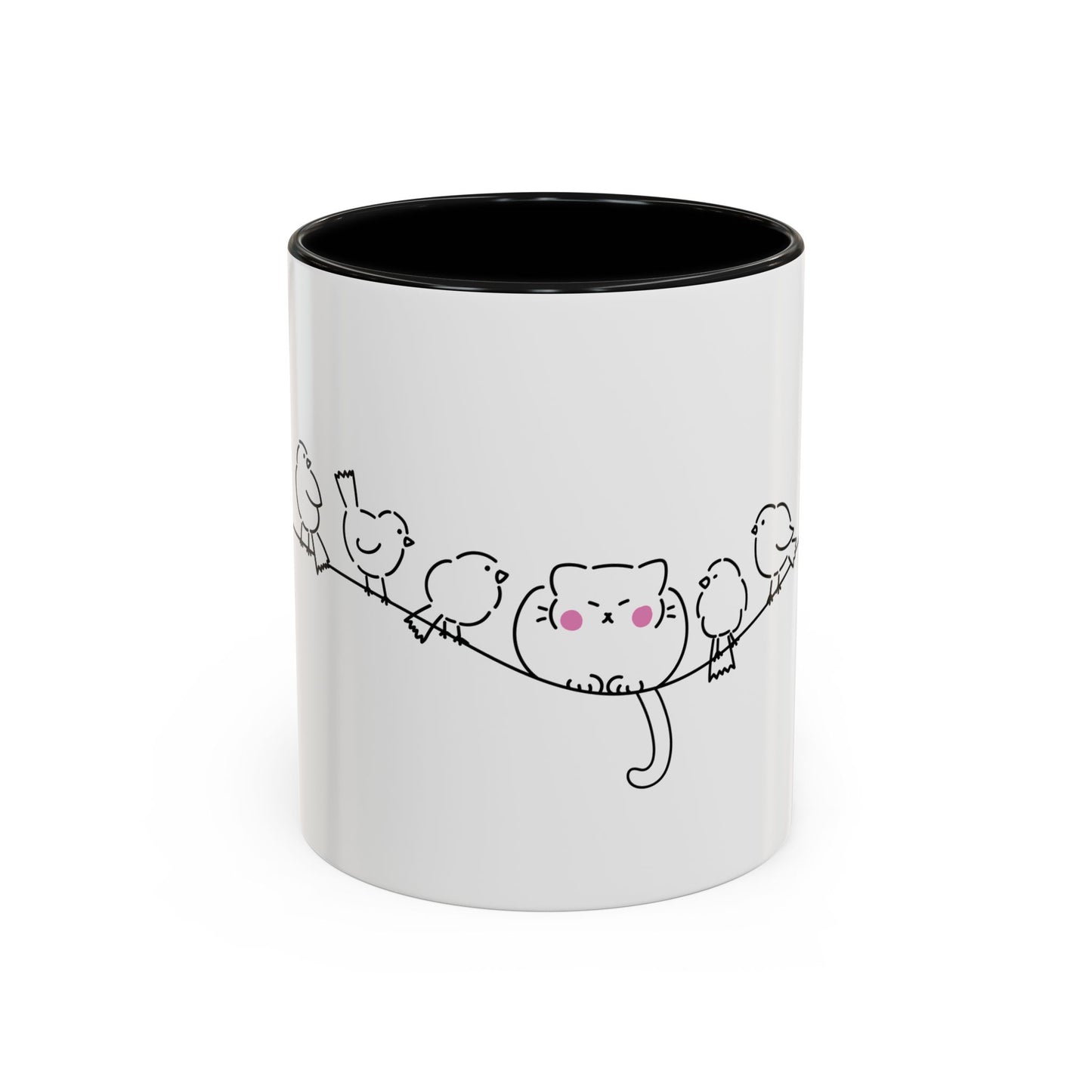 Cat on a wire