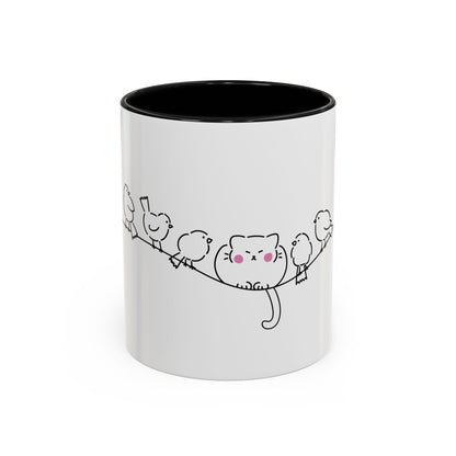 Cat on a wire