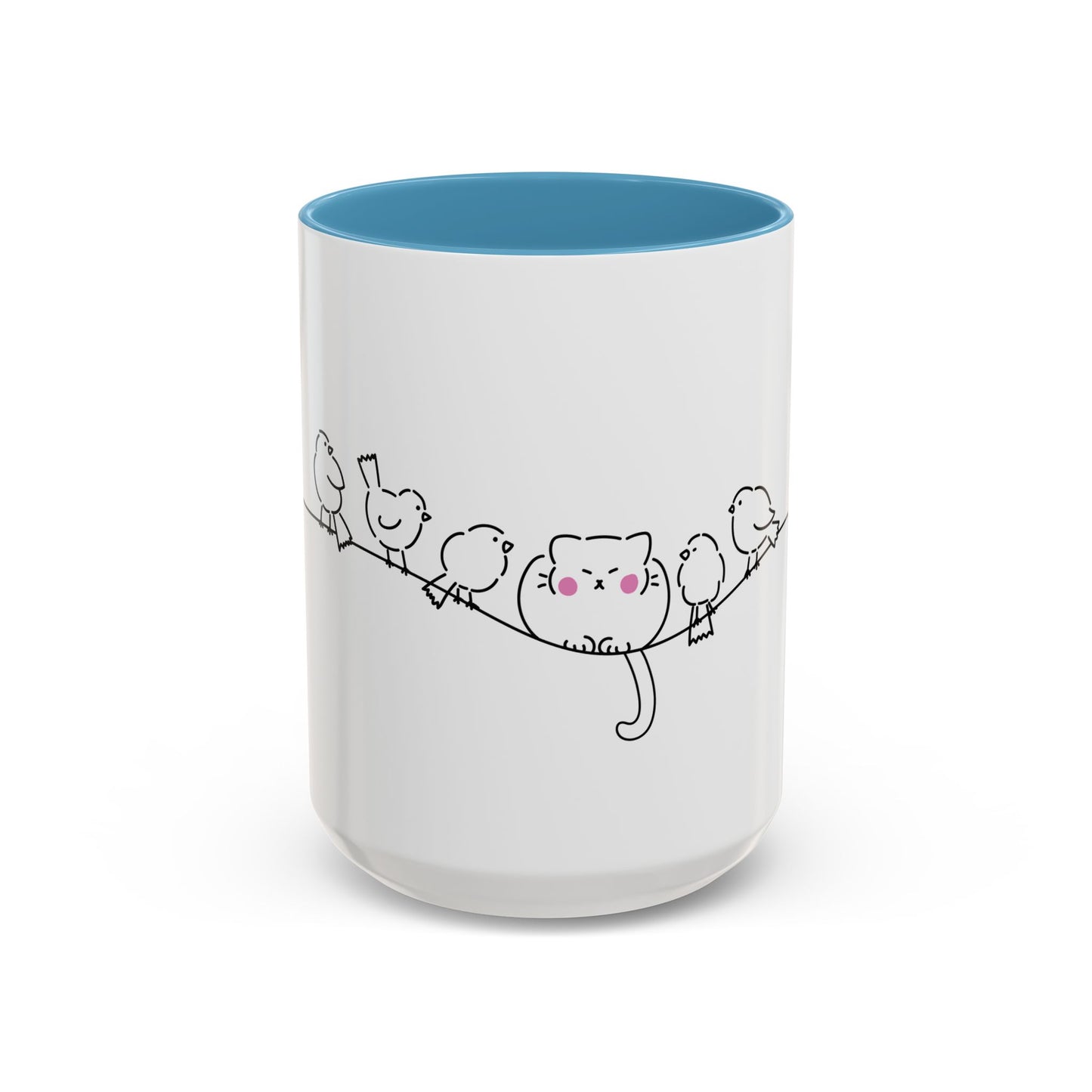 Cat on a wire