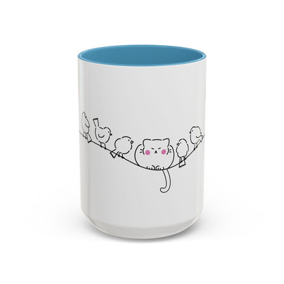 Cat on a wire