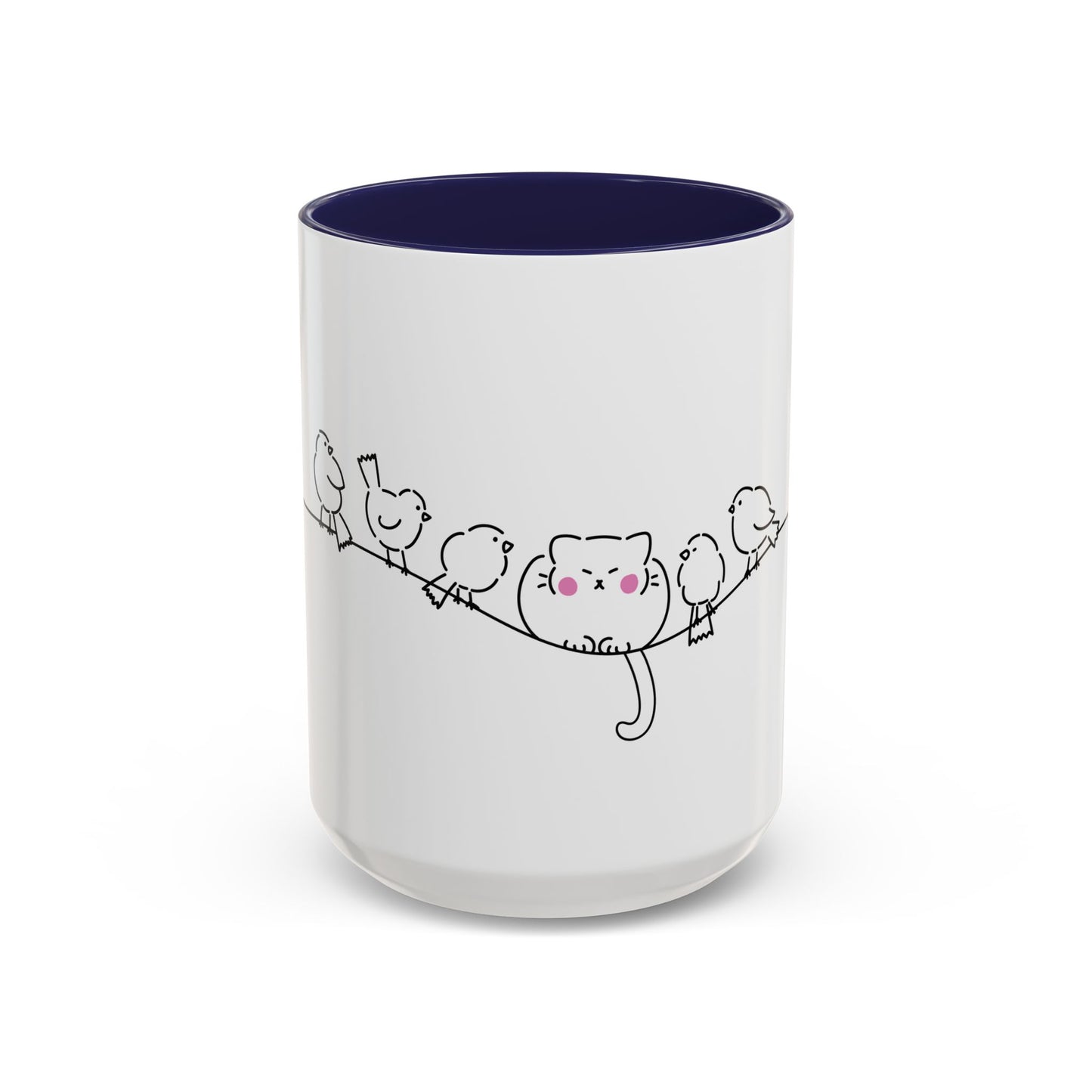 Cat on a wire