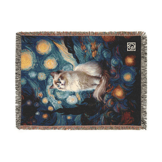 Starry night - Woven Blanket