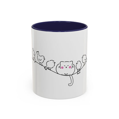 Cat on a wire