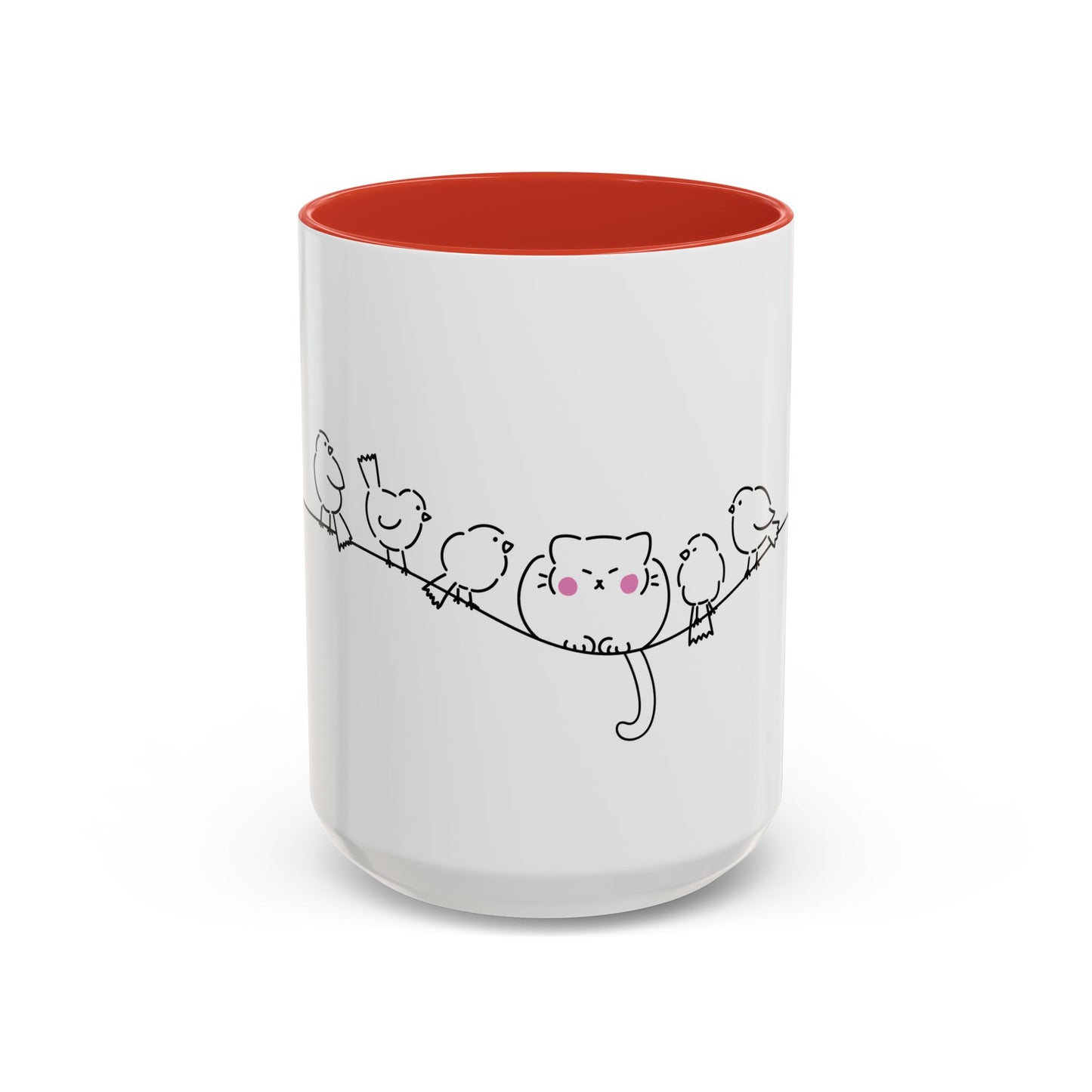 Cat on a wire