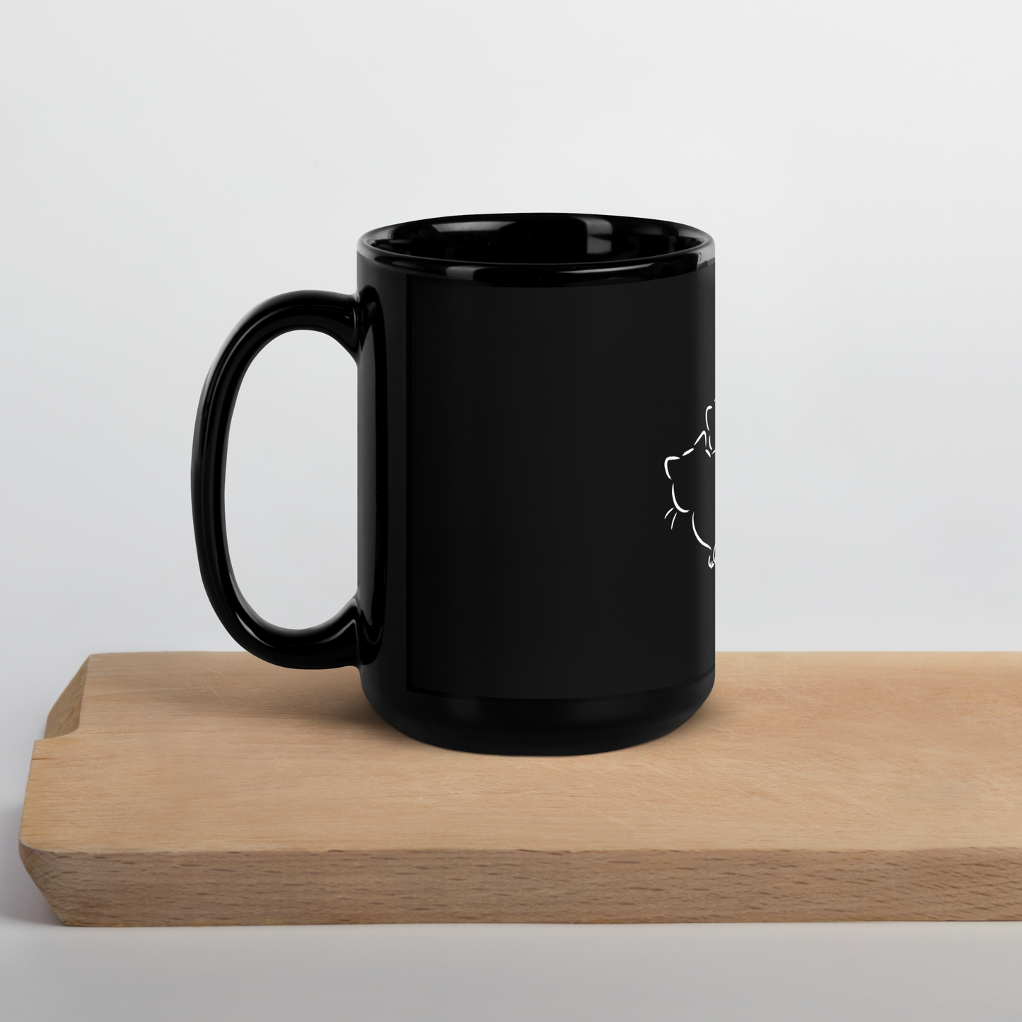 The Curious Clowder - Black Mug